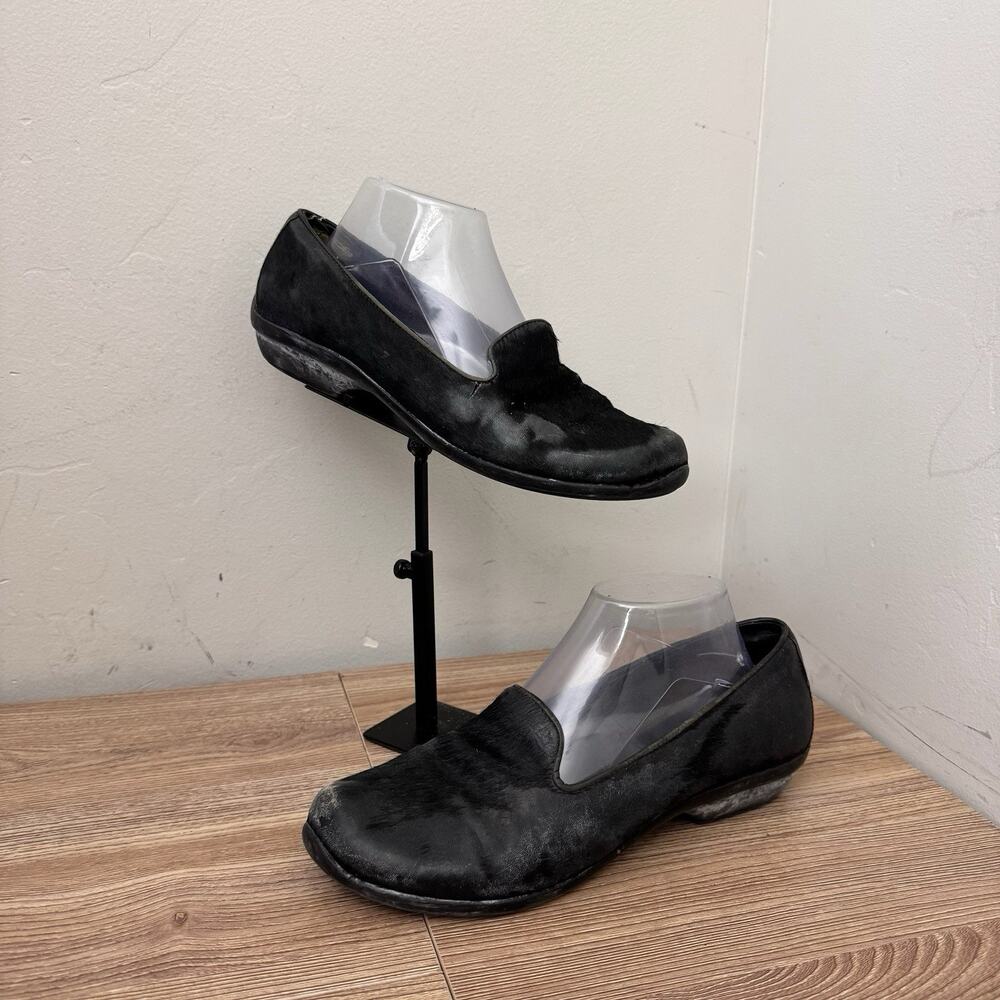 Dansko Olivia Black Suede Loafers Women’s Size 9